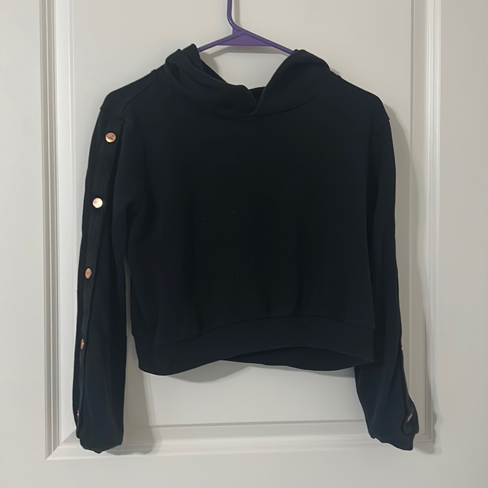 Cute crop top hoodie